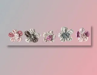 花卉, 花朵, 手工制作的, 时髦, 豌豆