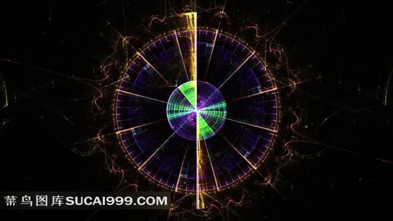 科技效果的雷达仪表图片素材