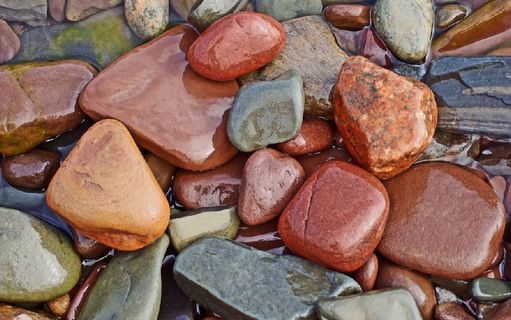 石头水风景背景墙