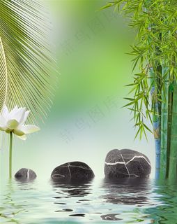 唯美清凉景色素材图