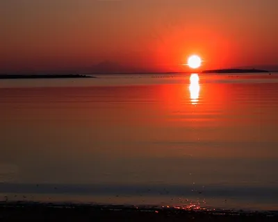 美丽的夕阳景色摄影