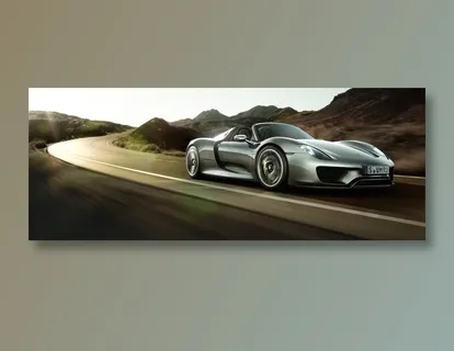 保时捷炫酷跑车摄影图