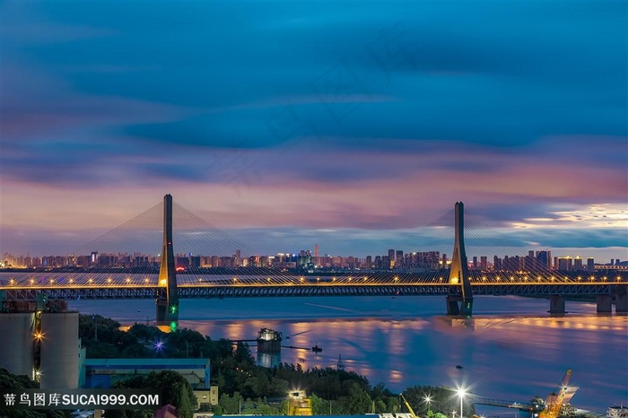 武汉天兴洲长江大桥美图