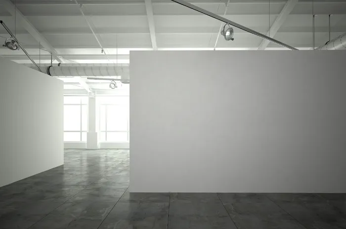 展厅样机 艺术画廊 艺术展 艺术品展示样机 (2)psd模版下载