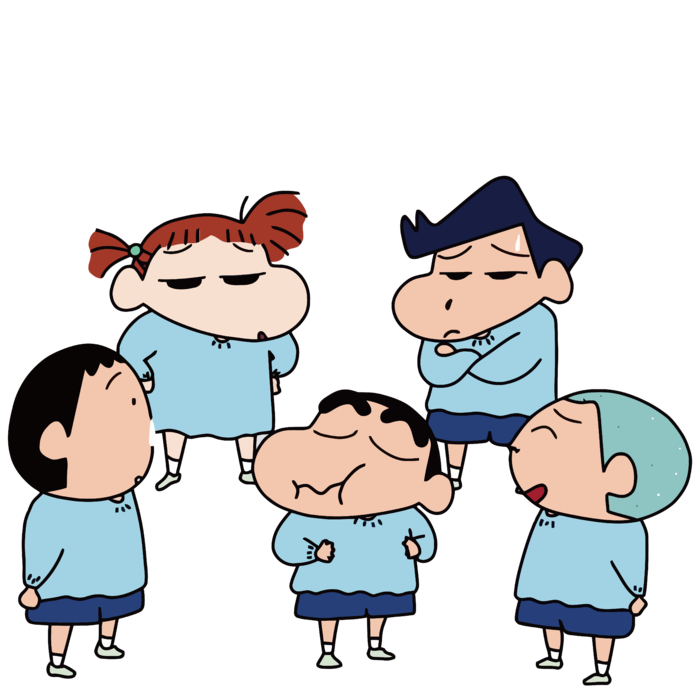 蜡笔小新可爱动画人物免扣素材