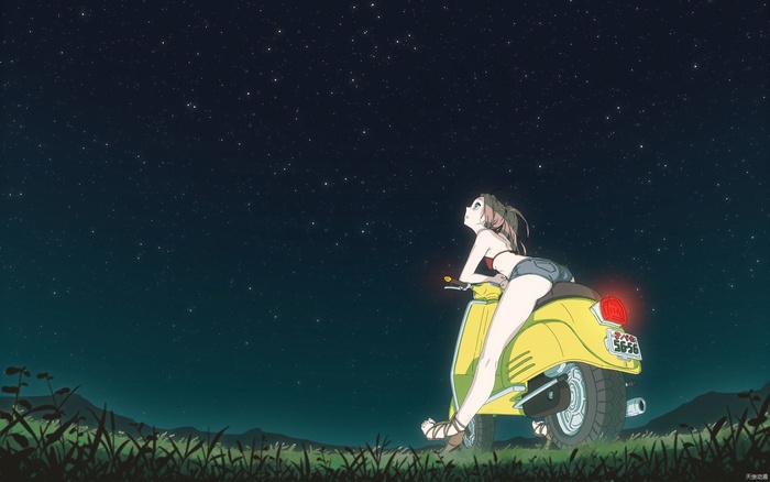 837星星下的女孩