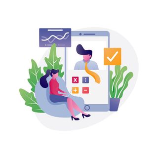 扁平化人物场景办公互联网等距ai矢量设计网页海报UI素材插画