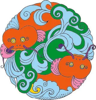 中国吉祥图免扣元素矢量