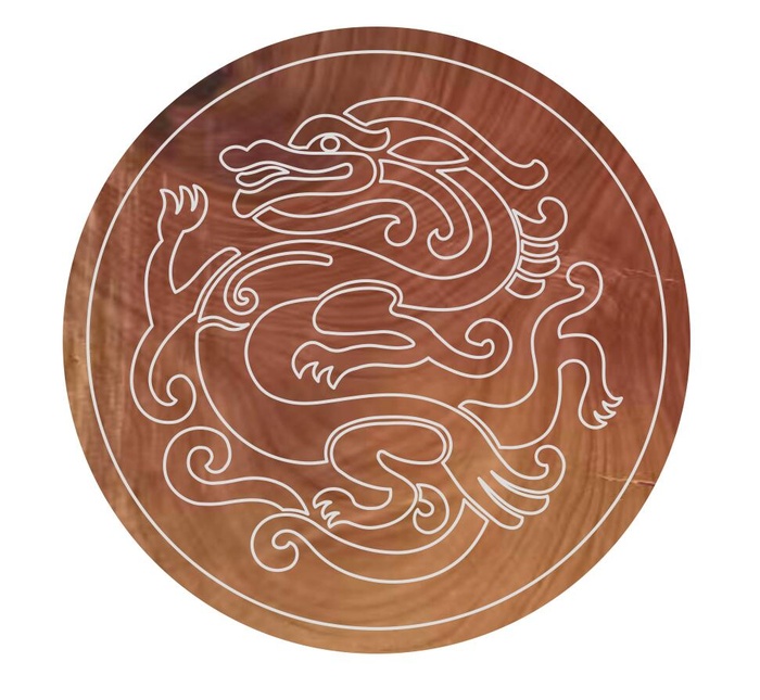 矢量木雕龙cdr矢量模版下载