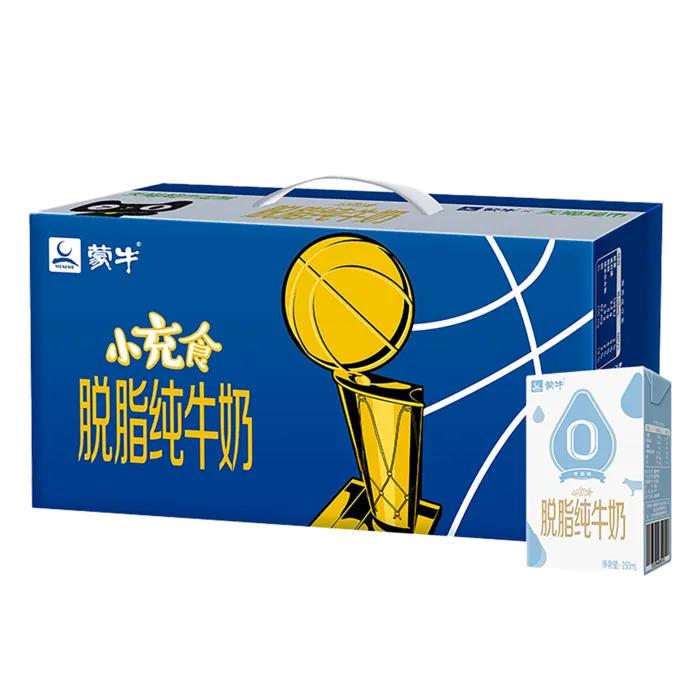 蒙牛牛奶6超市商品白底图免抠实物摄影png格式图片透明底