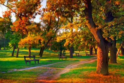 高清油画风景图片 高清油画风景图片