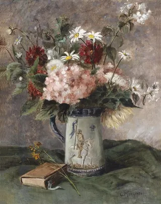 静物与花卉写生油画图片