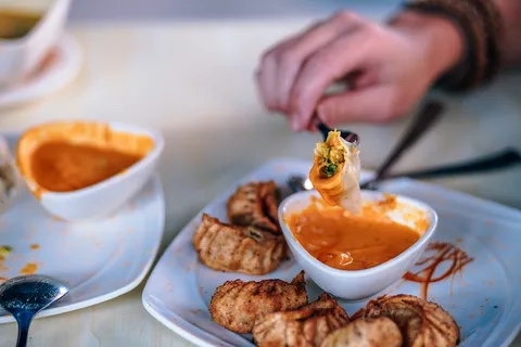 金黄色的煎饺图片-第4张 金黄色的煎饺图片-第4张