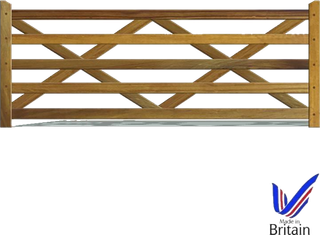 原木色栏杆木条围栏现代农业