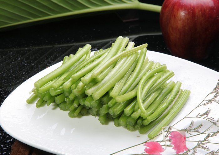 南瓜藤火锅配菜美食设计素材