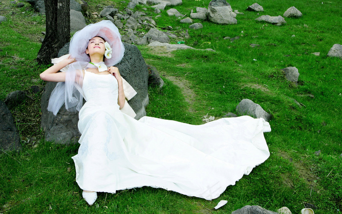 婚纱美女素材图片下载