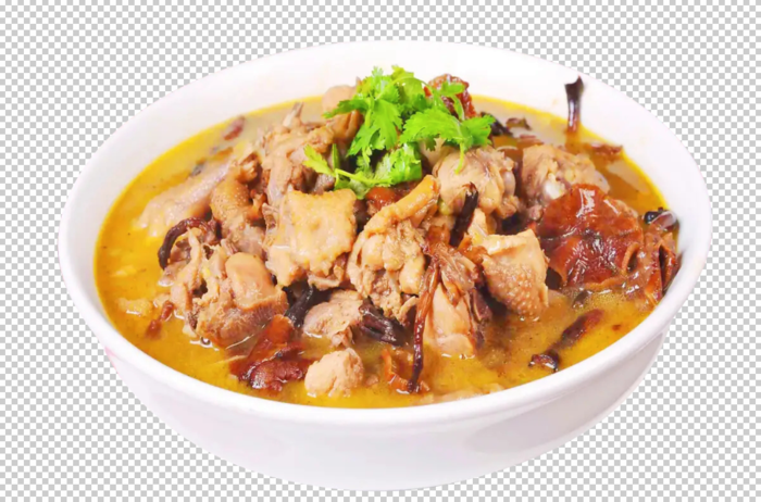 小鸡炖蘑菇免扣素材