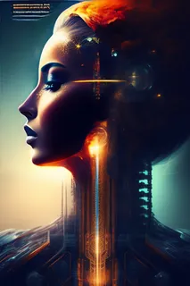 机器人大脑概念画