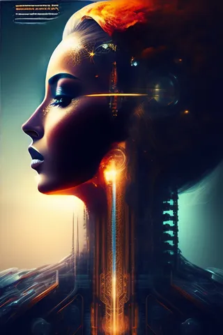 机器人大脑概念画