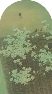 玉兰花工笔画