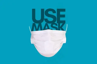 佩戴口罩温馨提示图片