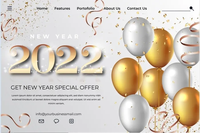 设计2022年新年背景eps,ai矢量模版下载