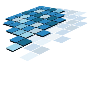 蓝色方块科技kv主视觉素材