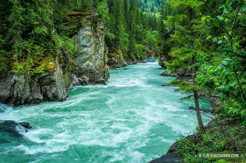 青山绿水溪流瀑布山貌图片 青山绿水溪流瀑布山貌图片
