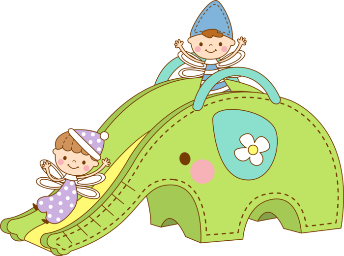 滑梯 卡通 动画