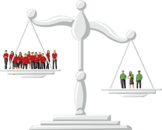 彩色矢量卡通商务团队人物 免抠