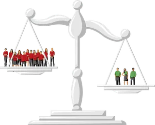 彩色矢量卡通商务团队人物 免抠