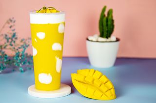 奶茶店水果茶饮品特饮高清图芝士芒芒