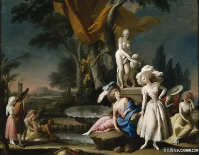 卡马隆 · 伯纳特,约瑟 · 帕雷加斯,在一个公园油画图片 卡马隆 · 伯纳特,约瑟 · 帕雷加斯,在一个公园油画图片