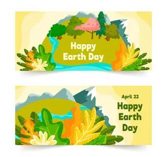 美丽世界地球日风景