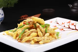 鹅肝酱焗茶树菇