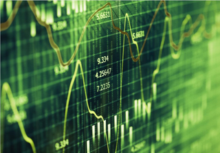 绿色信息数码高科技创意背景