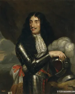 将军人物肖像油画图片