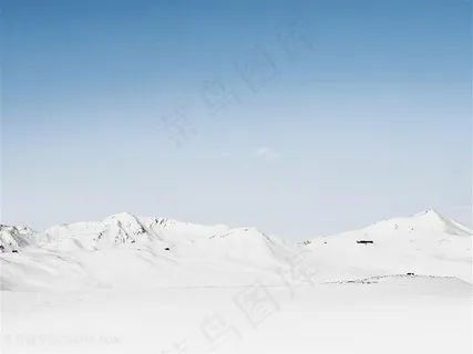 白色洁白雪地风景 白色洁白雪地风景