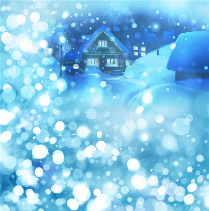 梦幻唯美光斑背景素材