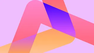 极简剪纸波浪弥散光渐变背景图设计素材