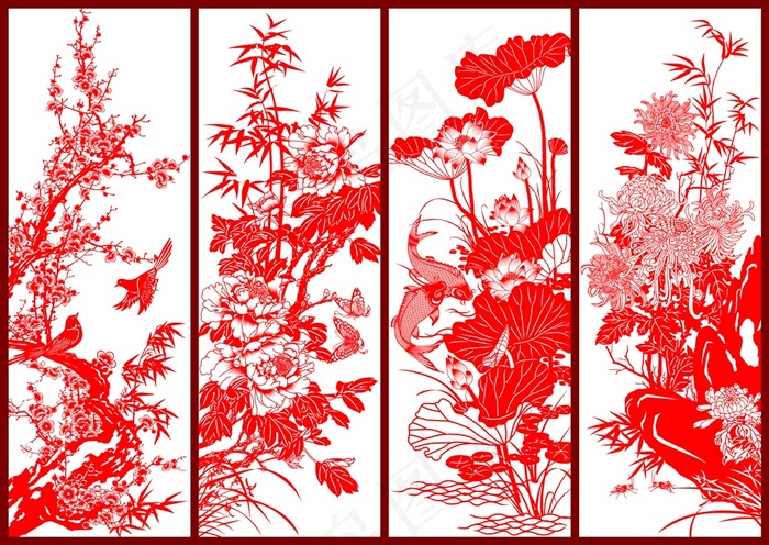 民间剪纸设计图片