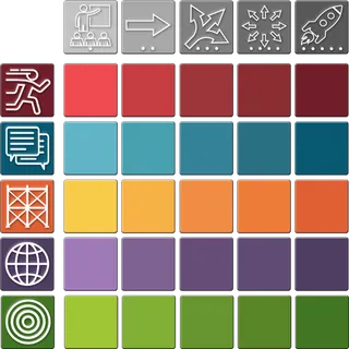 程度色块区别科技kv主视觉素材