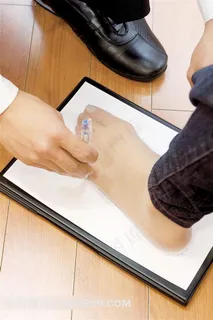 脚部模型画图素材