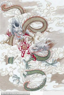 水墨画龙 水墨画龙