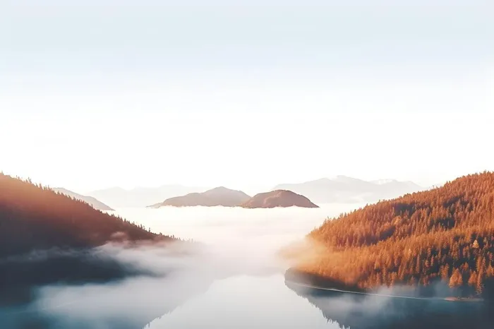 空灵山脉云间背景(3600x2400)