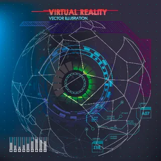 科幻未来科技操作仪表盘HUD元素图游戏UI图标界面边框矢量AI素材 科幻未来科技操作仪表盘HUD元素图游戏UI图标界面边框矢量AI素材