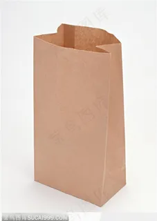 竖起的购物袋