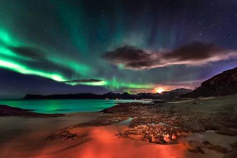 绿色极光壁纸图片 绿色极光壁纸图片