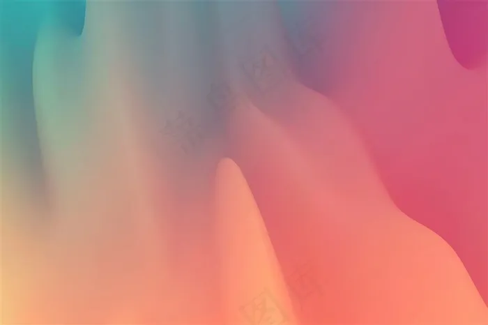 渐变色幻彩曲线背景图片