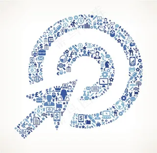 图表组合战略目标概念图图片